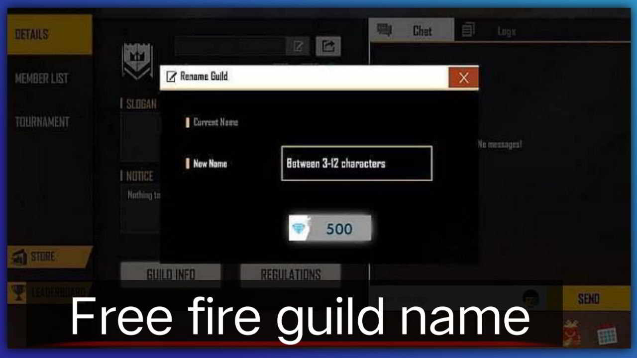 free fire guild name