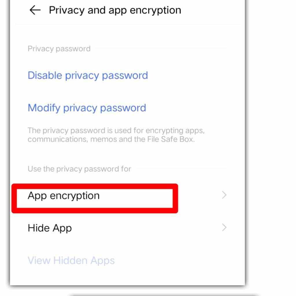 app encryption