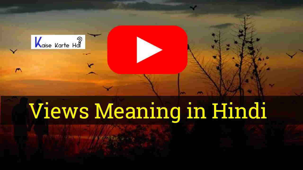 Youtube Views Meaning in Hindi